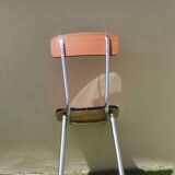 First brown formica chairs