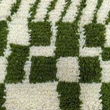 Traditional handcrafted Berber rug, size 100 x 200 cm