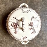 Large brown ironstone tureen HB & Cie