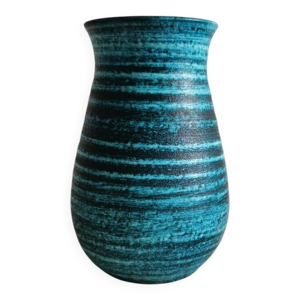 Vase en céramique bleu - accolay