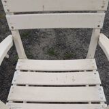 Paire de fauteuils en bois