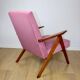 Vintage armchair B-310 VAR pink Jade structural 1970s
