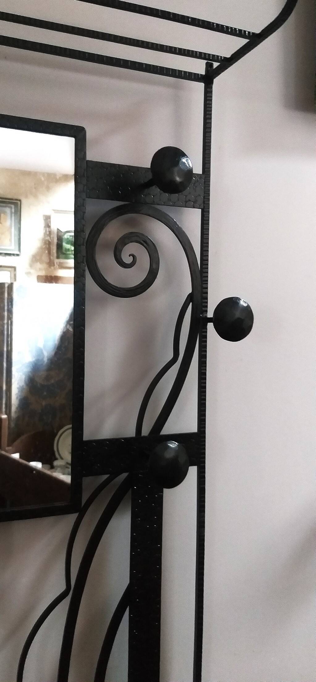 Art Deco coat rack