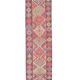 1970s Vintage Turkish Hand-Knotted Herki Runner 73x317