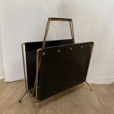 Porte revues cuir