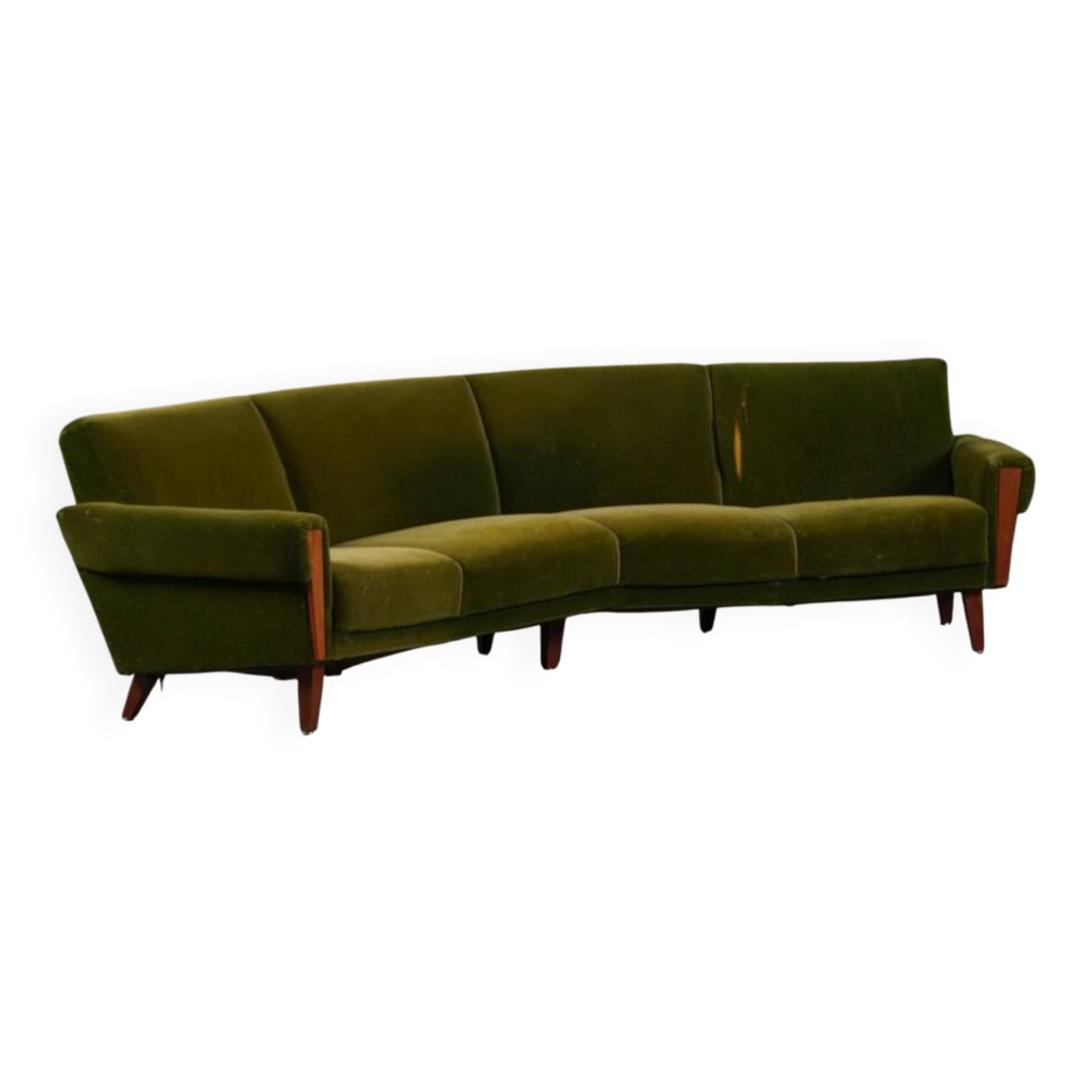 Vintage Danish Boomerang Sofa, Denmark 1960s