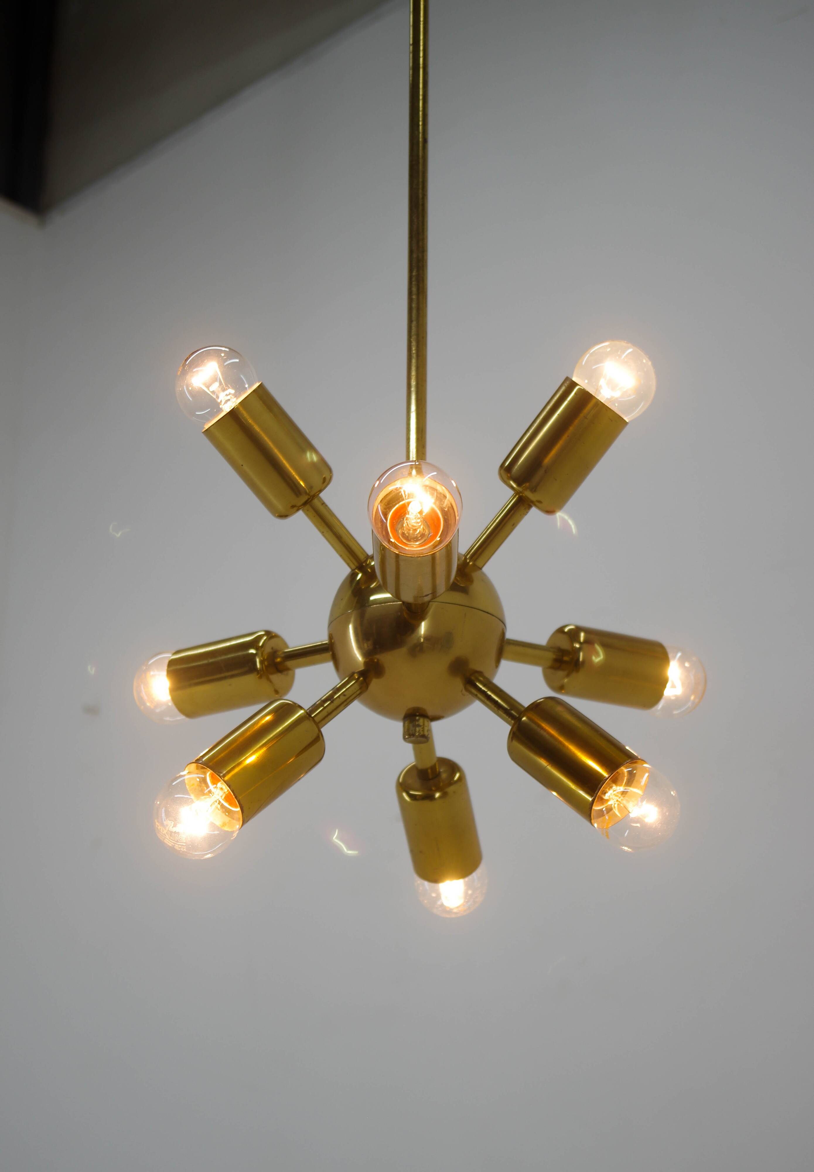 Space Age Chandelier Sputnik by Drukov, 1970s