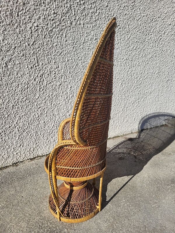 Fauteuil emmanuelle en rotin