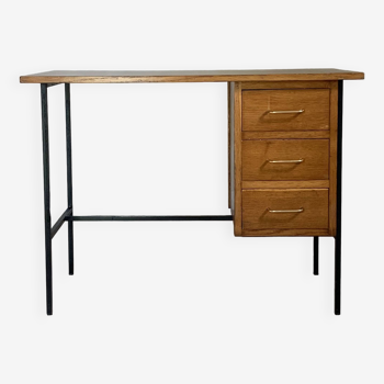 Bureau vintage moderniste en chêne