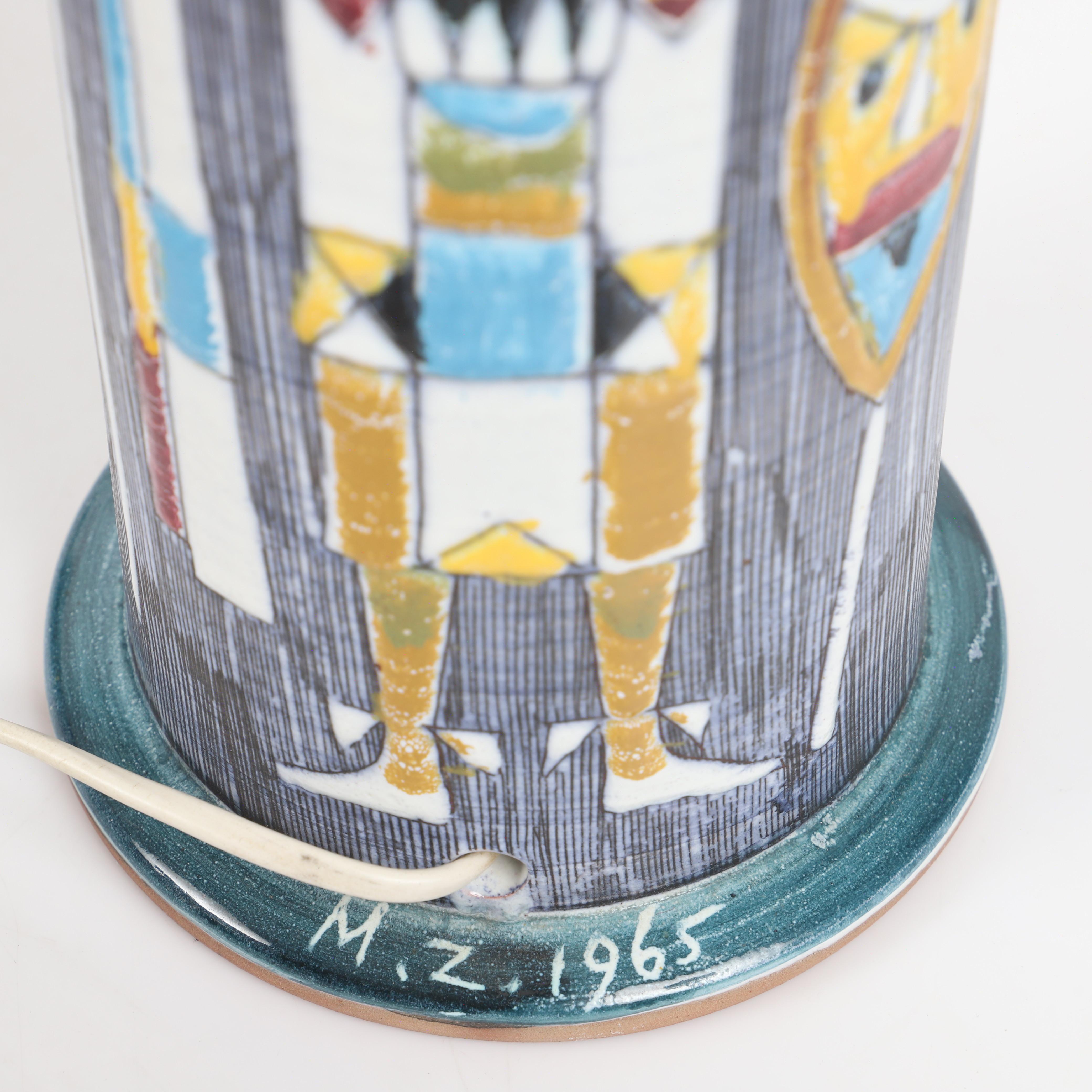 Unique lamps by Marian Zawadski Tilgmans Sweden 1965 signed