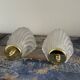 Pair of shell appliques or glass paste shells