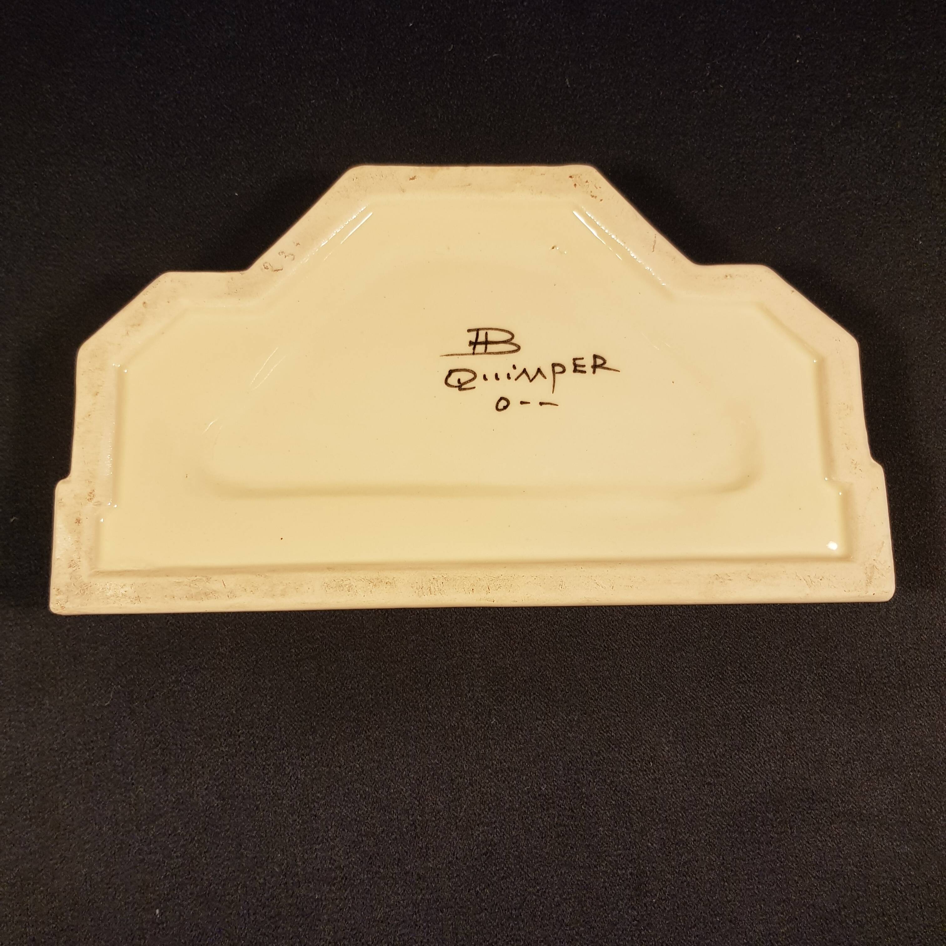 Henriot Quimper ashtray or pocket tray