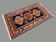Vintage Kamseh Rug 190x137 cm, medium, Tribal oriental Carpet truly Shabby Chic
