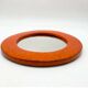 Ceramic mirror with "orange" glaze, 1960s