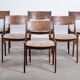 Dining Chairs in Rosewood by Vestervig Erikson for Brdr. Tromborg, 1960s, Set of 6