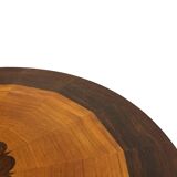 Art Deco Oak Side Table Inlaid Leaf coromandel minimalist design