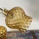 Set of two new electrified bubble glass sconces