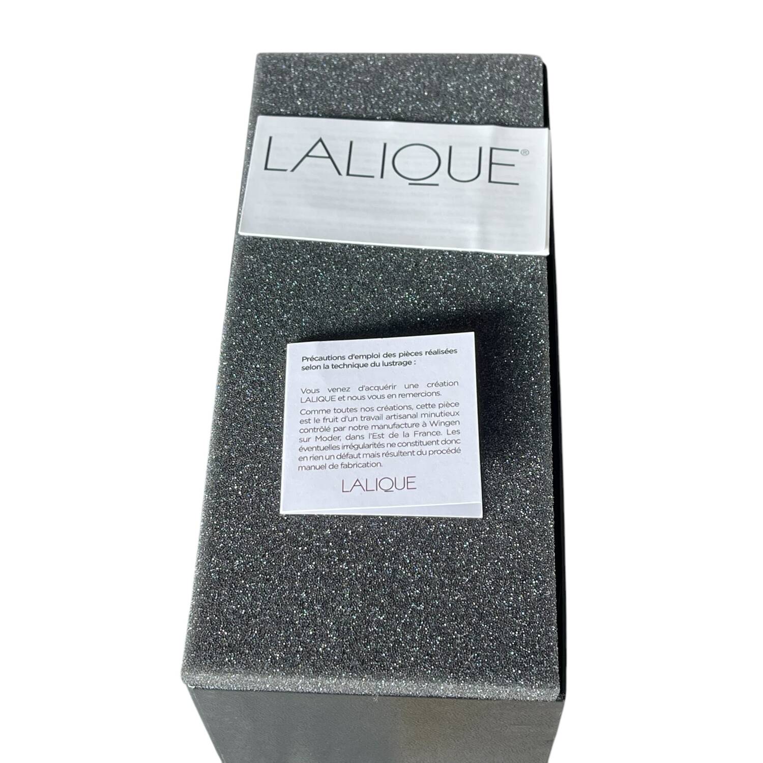 Lalique France soliflore vase