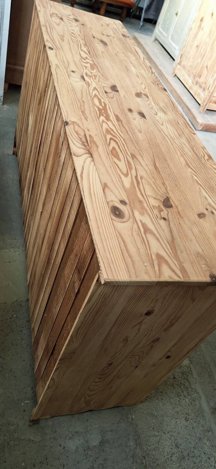 Open buffet in fir wood