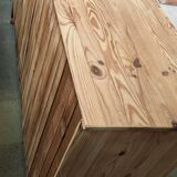 Open buffet in fir wood