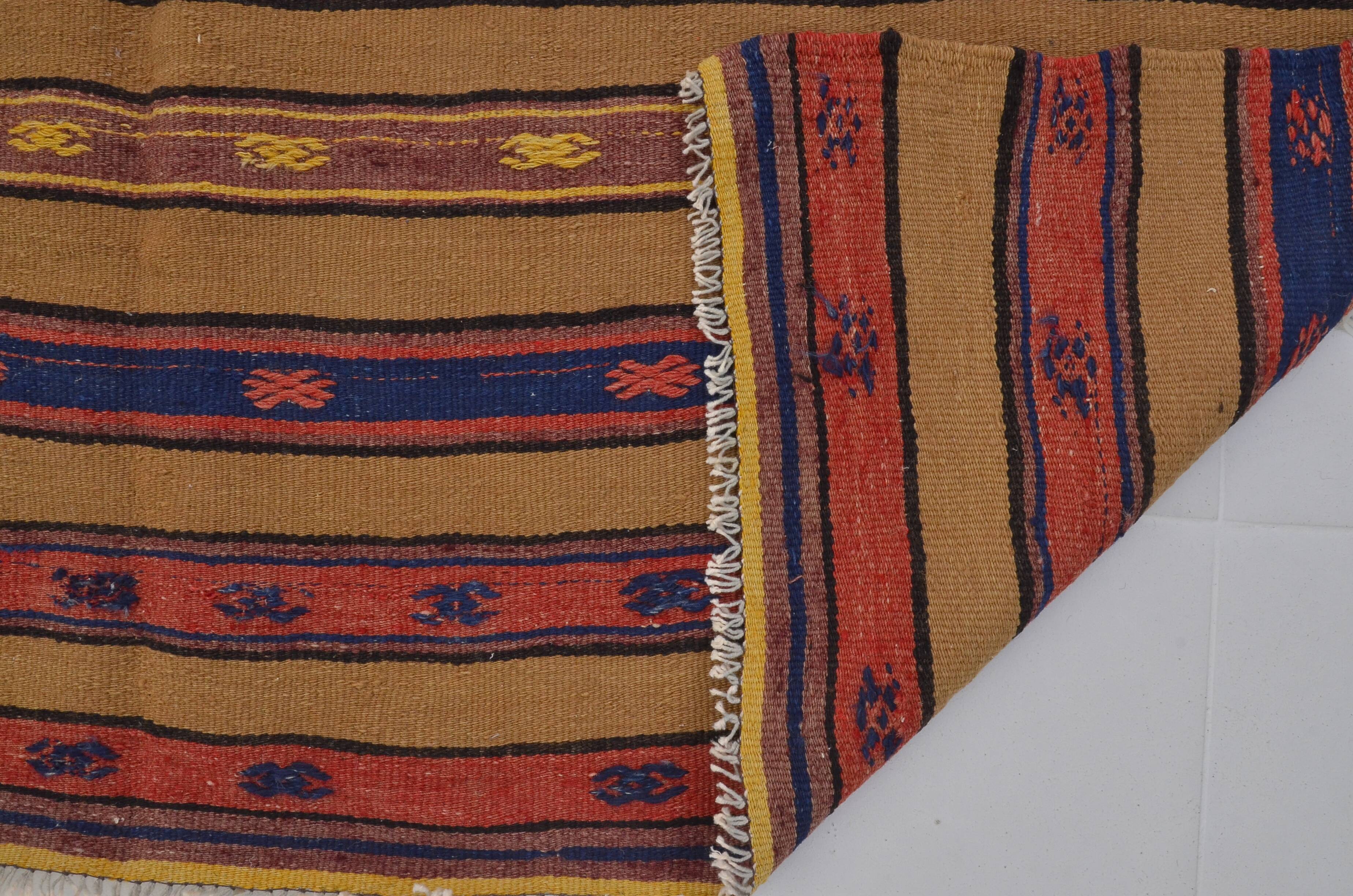Anatolian Kurdish Handmade Kilim Rug sku 1669