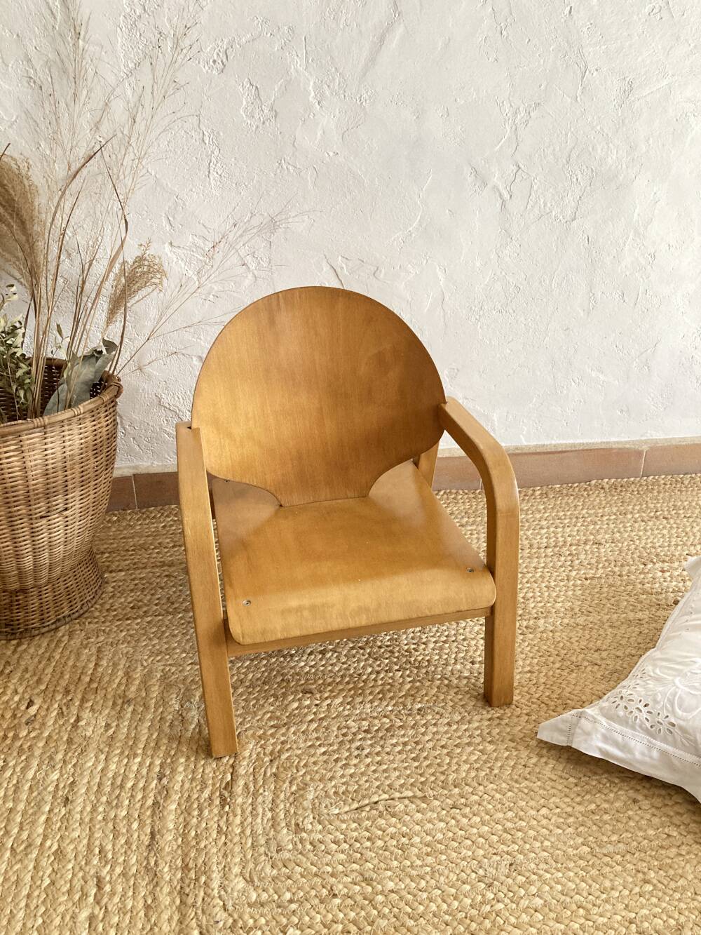 Scandinavian style wooden children's chair