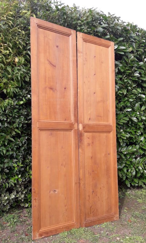 Pair of doors 248x129cm old