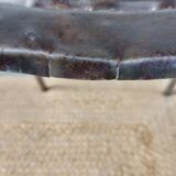 3 metal chairs, Tolix style