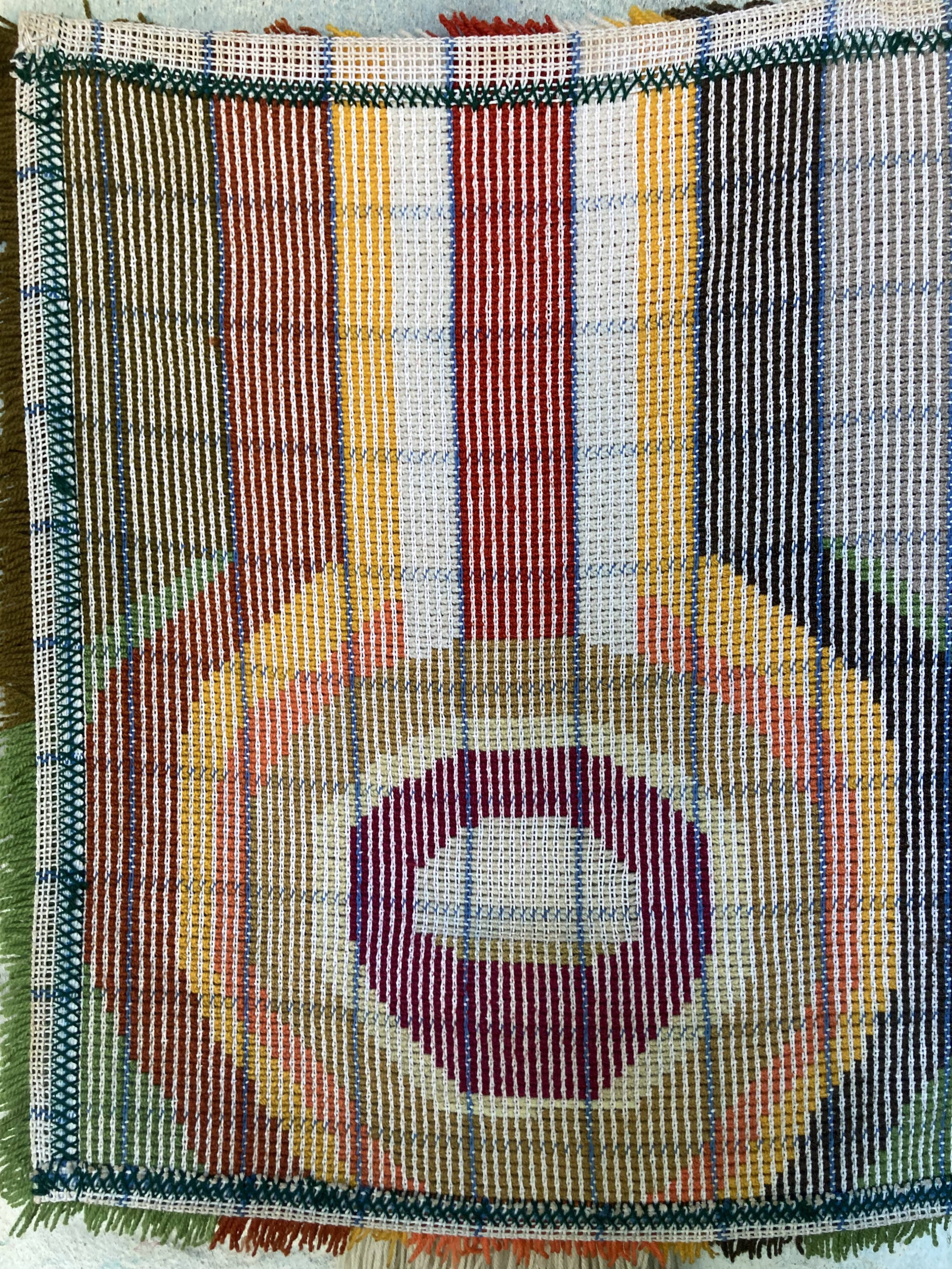 Mid-century modern or Danish Rya style tapestry