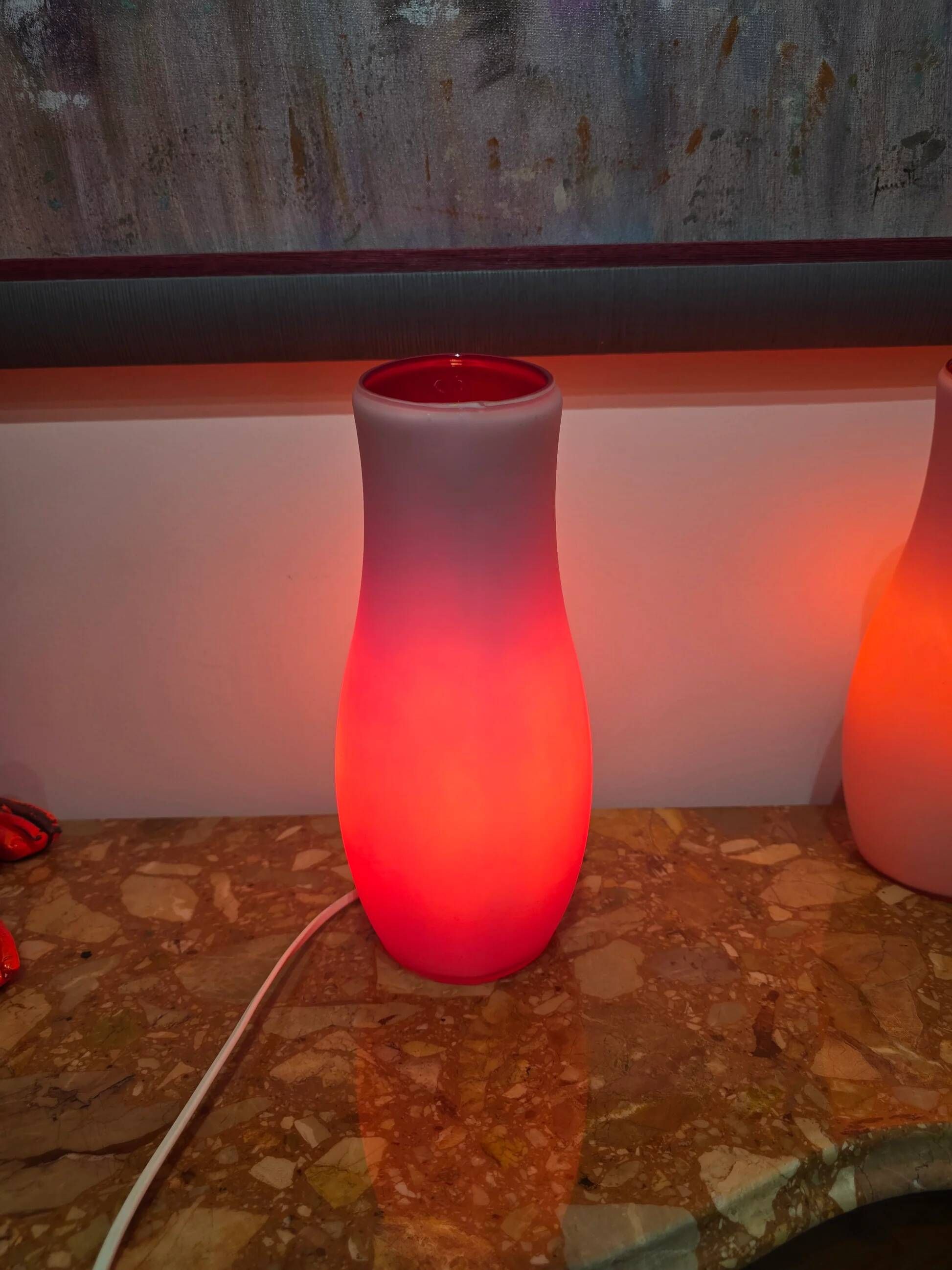 Pair of table lamps IKEA Mylonit – vintage Scandinavian design – 80s/90s