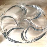 Large Vannes crystal dish