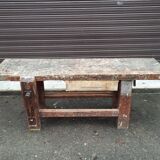 Solid wood workbench