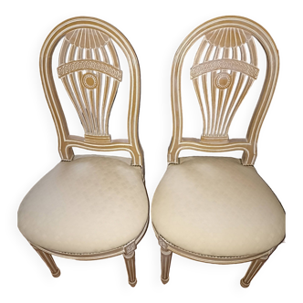 Lot de 2 chaises style montgolfière neuves