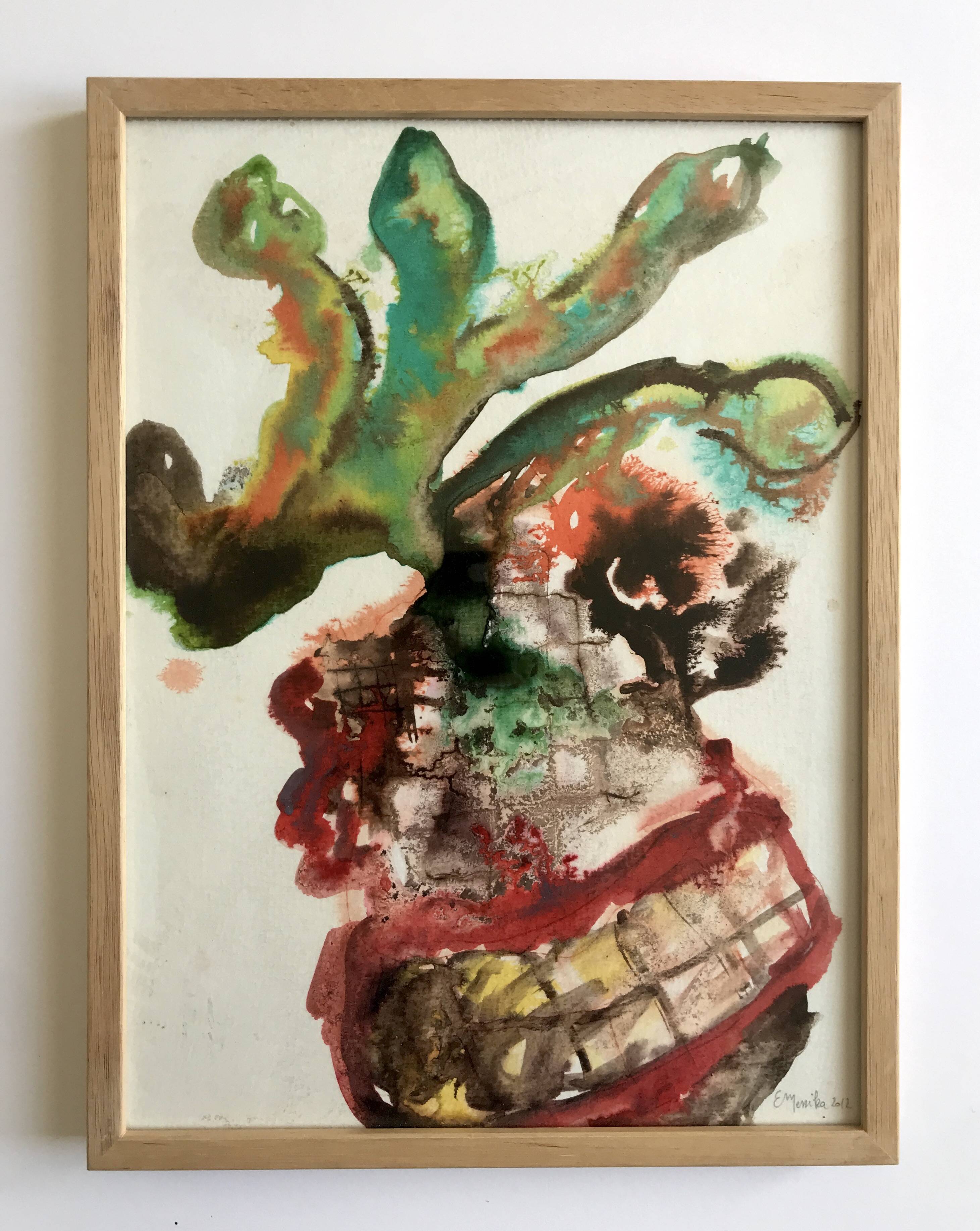 Emmanuelle messika, untitled v, 2012. ink on paper signed in pencil