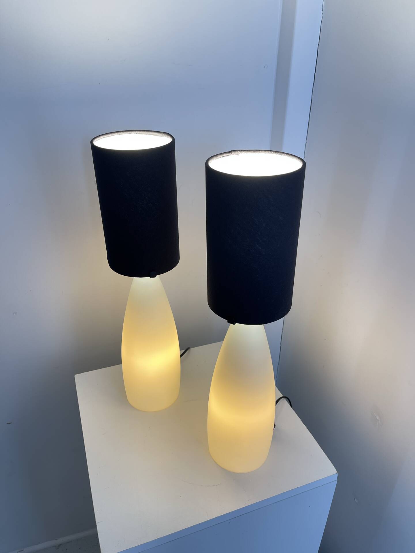 Pair of 1980s lamps