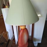 ceramic pebble lamp 1990 signed François Chatain