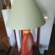 ceramic pebble lamp 1990 signed François Chatain
