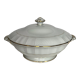 White Limoges porcelain tureen