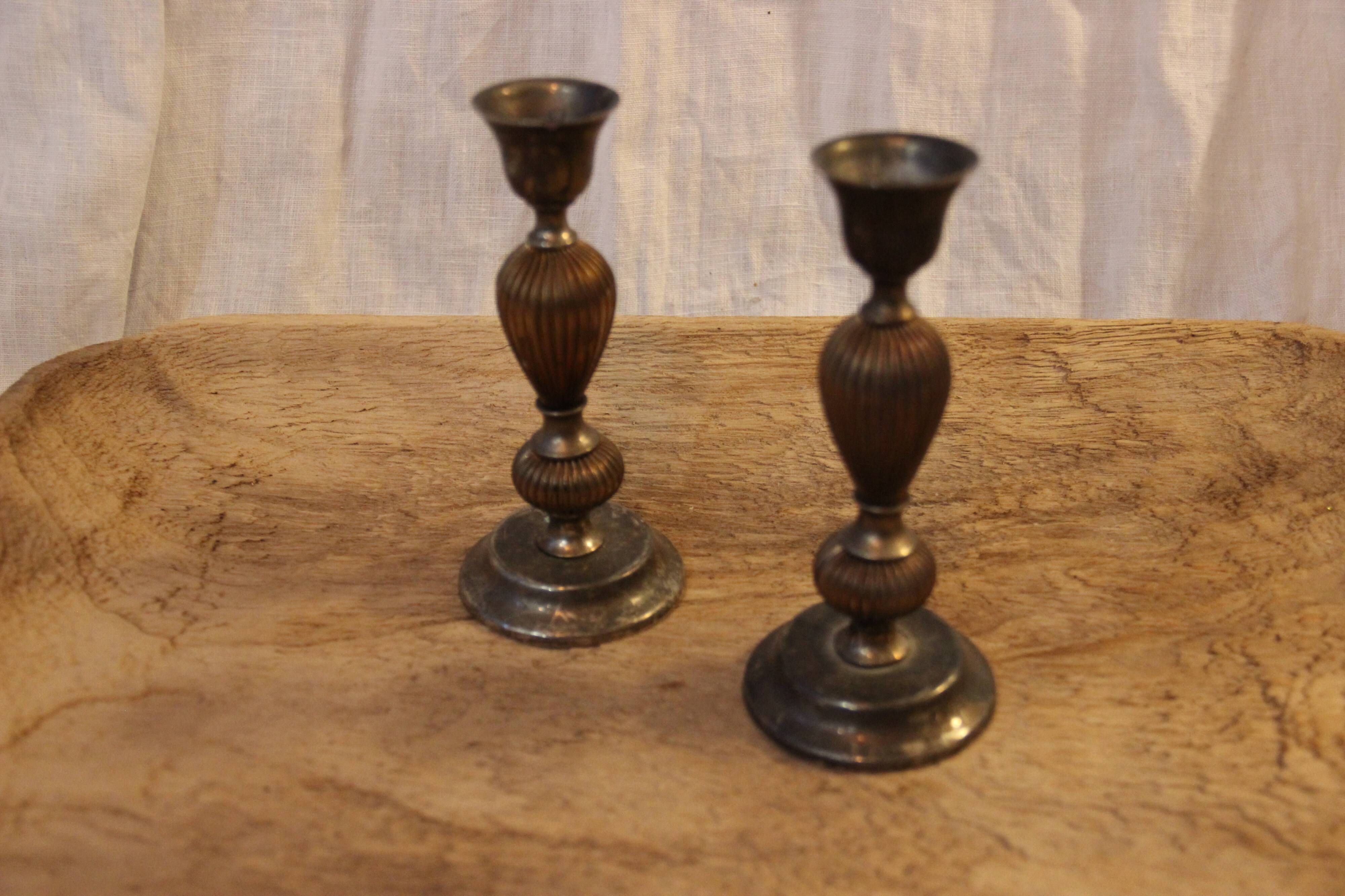 2 candle holders