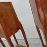 Pair of louis XV bedside tables in rosewood marquetry