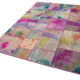 Hand-Knotted Anatolian Contemporary 169 cm x 240 cm Multicolor Patchwork Rug