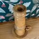 Vintage wooden turned candle holder