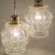 Vintage pendant lamp pair