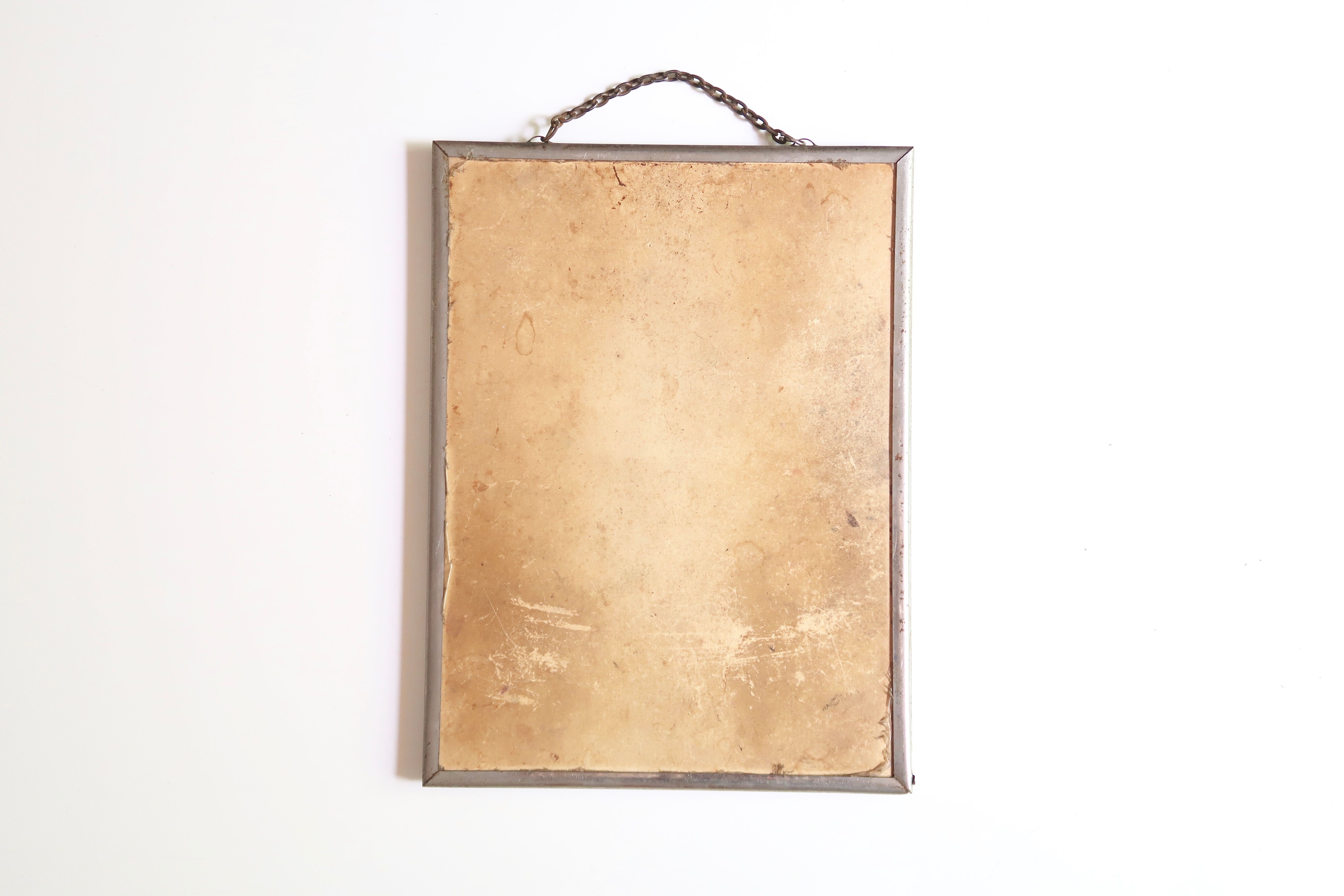 Miroir de barbier rectangulaire, années 50
