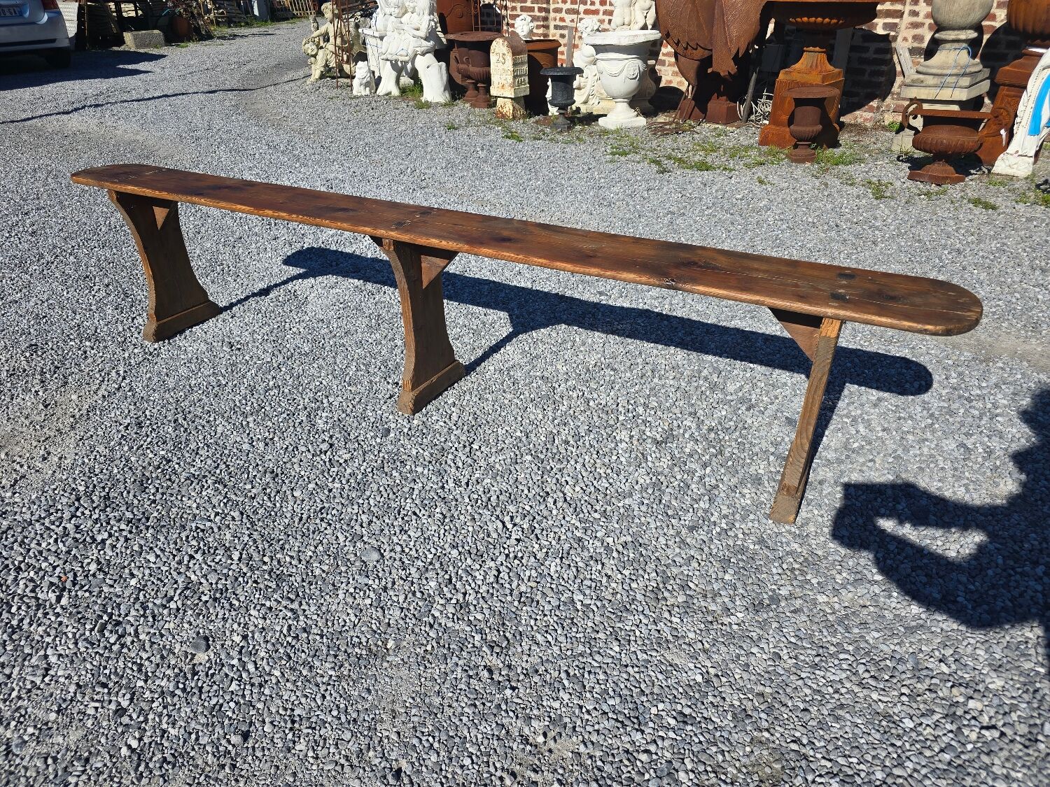 Fir farm bench