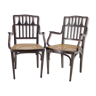 Paire de fauteuils Koloman Moser  pour J & J Kohn n ° 327 1900s