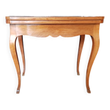 wooden and marquetry game table