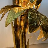 Brass Palm Tree Floor Lamp 1970s Hollywood Regency Vintage Maison Jansen