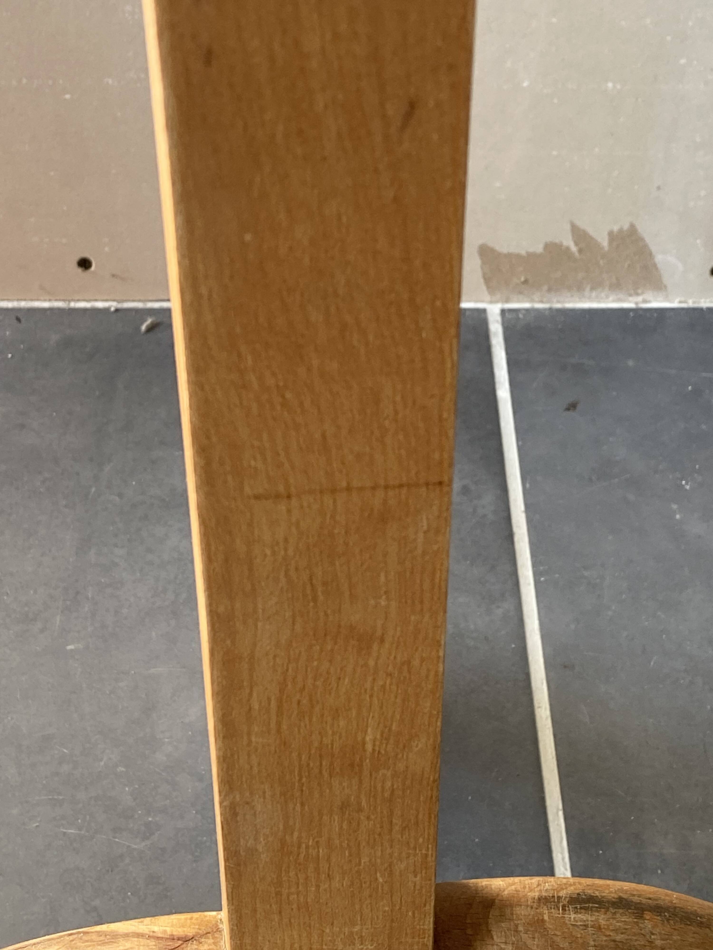 Stella coat rack in solid beech wood, vintage 1950s.