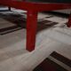 Red MDF Italia coffee table